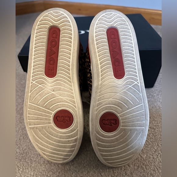 Coach Lowline Luxe Low Top Sneaker - Cheetah Print - Picture 8 of 10